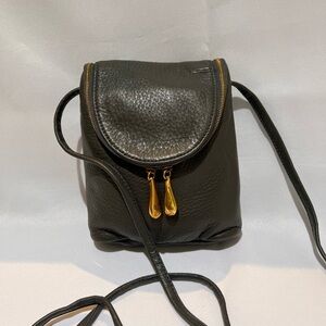 HOBO  Fern sage green/grey crossbody with zipper closure. Size is 6 x 7 1/2